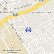 Merr Taxi Tirana Headquaters Location on Map
